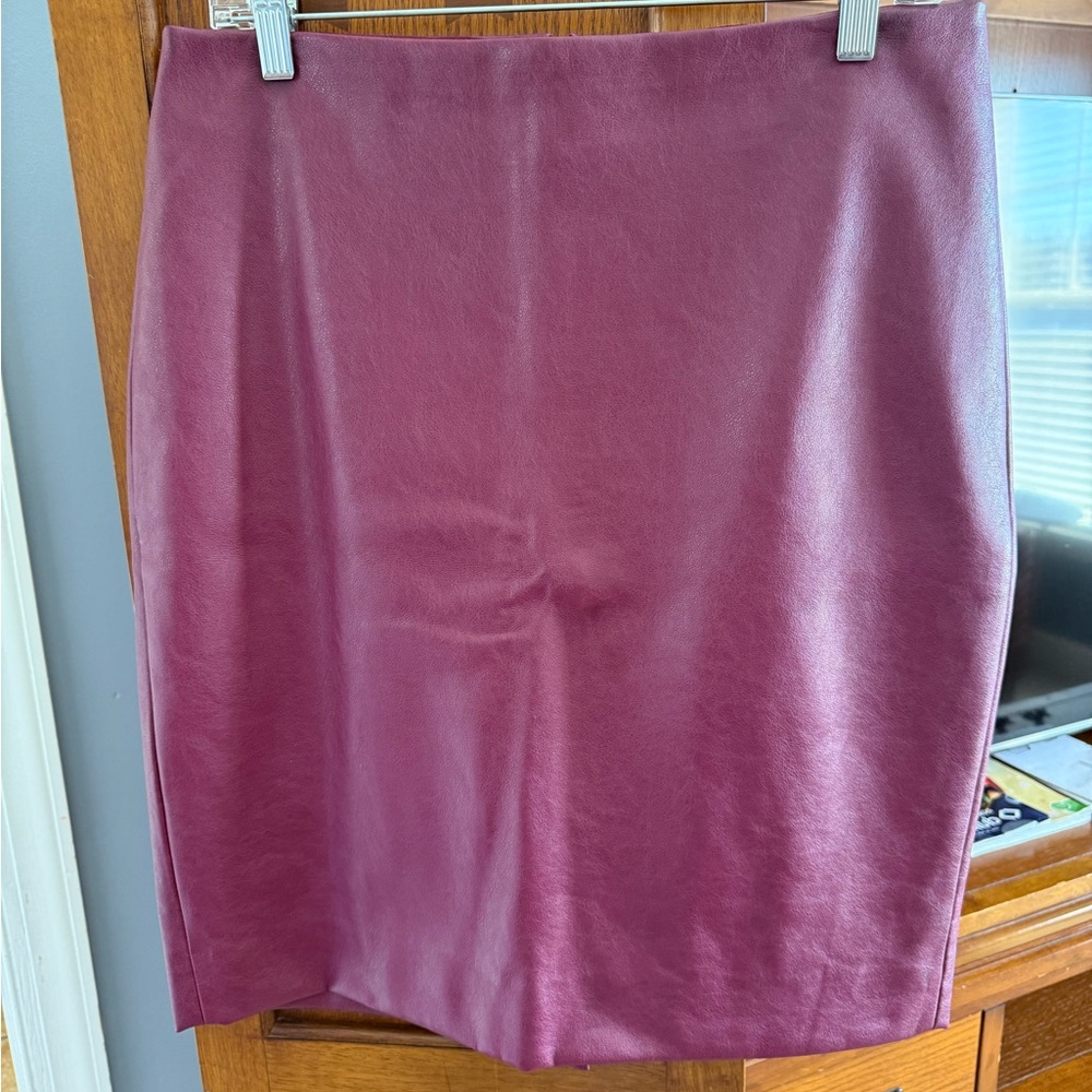J. Crew Factory Rich Purple Pencil Skirt